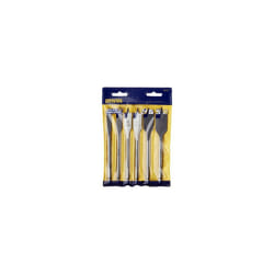 Irwin 10502826 4x Blue Groove Flat Bit Set of 6: 10, 13, 16, 19, 22 & 25mm