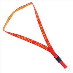 Marine Corps Key Lanyard - red with U.S. Marine Corp in gold letters