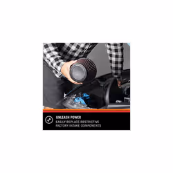 K&N Universal Clamp-On Air Intake Filter: High Performance, Premium, Washable, Replacement Air Filter: Flange Diameter: 2.5 In, Filter Height: 6 In,