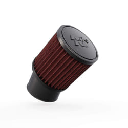 K&N Universal Clamp-On Air Intake Filter: High Performance  Premium  Washable  Replacement Air Filter: Flange Diameter: 2.4375 In  Filter He