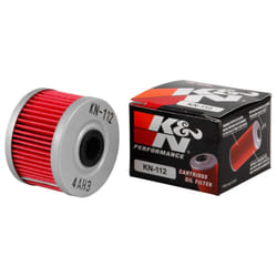 K&N Motorcycle Oil Filter: High Performance  Premium  Designed to be u