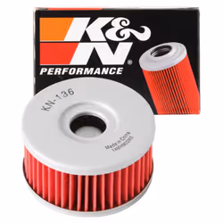 K&N Motorcycle Oil Filter: High Performance Premium Designed to be u