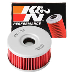 K&N Motorcycle Oil Filter: High Performance  Premium  Designed to be u