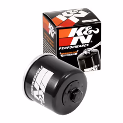 K&N Motorcycle Oil Filter: High Performance Premium Designed to be u