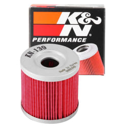 K&N Motorcycle Oil Filter: High Performance  Premium  Designed to be u