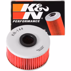K&N Motorcycle Oil Filter: High Performance Premium Designed to be u