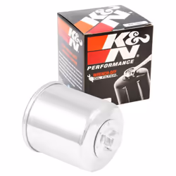 K&N Motorcycle Oil Filter: High Performance Premium Designed to be u