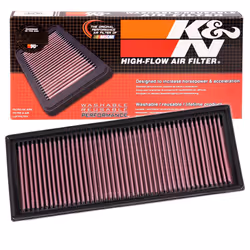 K&N Engine Air Filter: Reusable Clean Every 75 000 Miles Washable R