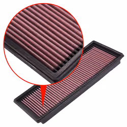 K&N Engine Air Filter: Reusable  Clean Every 75 000 Miles  Washable  R