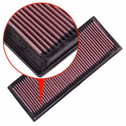 K&N Engine Air Filter: Reusable  Clean Every 75 000 Miles  Washable  R