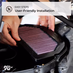 K&N Engine Air Filter: High Performance, Powersport Air Filter: Fits 2004-2019 BMW (R nine T, Pure, Scrambler, Racer, Urban GS, R1200, Adventure, HP2 - Additional view 4