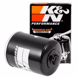 K&N Motorcycle Oil Filter: High Performance  Premium  Designed to be u