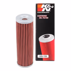 K&N Motorcycle Oil Filter: High Performance  Premium  Designed to be u