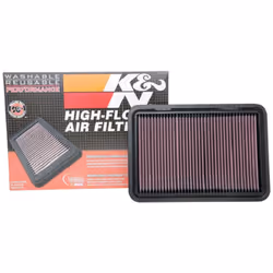 K&N Engine Air Filter: Reusable Clean Every 75 000 Miles Washable Premium Replacement Car Air Filter: Compatible with 201 ...