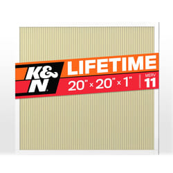 K&N 20x20x1 HVAC Furnace Air Filter  Lasts a Lifetime  Washable  Merv