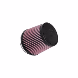 Universal Clamp-On Air Filter: High Performance, Premium, Washable, Replacement Filter: Flange Diameter: 4 In, Filter Height: ...