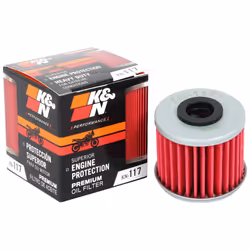 K&N Motorcycle Oil Filter: High Performance Premium Designed to be u