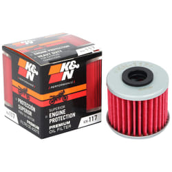 K&N Motorcycle Oil Filter: High Performance  Premium  Designed to be u