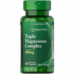 PURITAN'S PRIDE Triple Magnesium Complex 400mg 60 Capsules