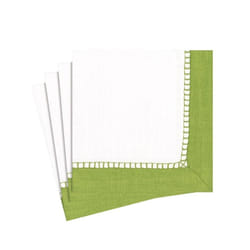 Entertaining with Caspari Linen Paper Cocktail Napkins  Bright Green  Pack of 20 (7652C)