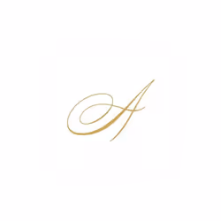 Caspari White Pearl Paper Linen Cocktail Napkins  Monogram Initial A  Pack of 30