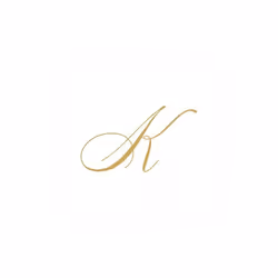 Entertaining with Caspari White Pearl Paper Linen Cocktail Napkins Monogram Initial K Pack of 30