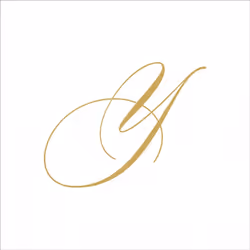 Caspari White Pearl & Gold Paper Linen Boxed Cocktail Napkins in Letter Y - Pack of 30 (2900CG.Y)