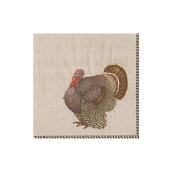 Caspari Turkey Thomas T. Byrd Cocktail Napkins  Pack of 20
