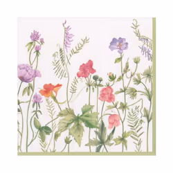 Caspari French Floral Paper Luncheon Napkins - 20 Per Package