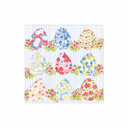 Caspari Floral Easter Eggs Boxed Paper Cocktail Napkins  40 Per Box