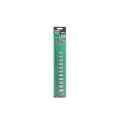 Arrow Fastener SK01503 0.25 in. Drive 6 Point Metric Standard Chrome Socket Set, 11 Piece