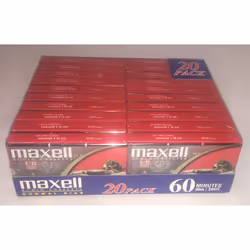 Maxell Audio Cassette UR 60 20 pack
