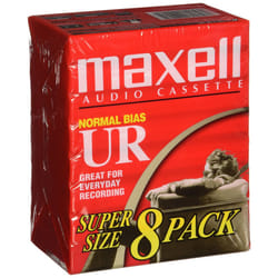 Maxell 109085 Brick Packs Optimally Designed for Voice Recording  Low Noise Surface with 60 Min Recording Time Per Tape