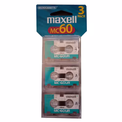 Maxell Micro Cassettes (Pack of 3)