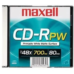 Maxell CD-R PW 700 MB 48x 100 pc(s)