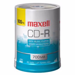 Maxell 648200, 48x, CD-R, 700 MB, 100 pc(s)