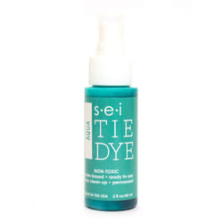 S.E.I. Aqua Tie Dye Spray Bottle: 2oz. Non Toxic Fabric Dye Spray  DIY Permanent Clothing Dye  One Step  Ready to Use Tie Dye Supplies