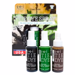 S.E.I. Camo Tie Dye Kit 3 Pack: PreMixed Spray Tie Dye Kit EasytoUse NonToxic Fabric Dye in Grass Green Walnut and Charco ...