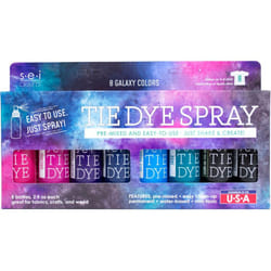 S.E.I. Galaxy TieDye Kit  Fabric Spray Dye  8 Colors