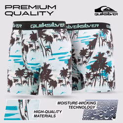Quiksilver Mens Underwear 4 Pack Boxers for Men Supersoft Brushed Polyester Mens Boxer Briefs