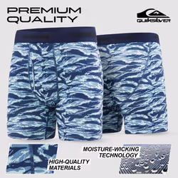 Quiksilver Mens Underwear 4 Pack Boxers for Men Performance Mens Boxer