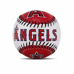 Franklin Sports Los Angeles Angels MLB Team Baseball - MLB Team Logo Soft Baseballs - Toy Baseball for Kids - Great Decoratio ...