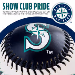 Franklin Sports Seattle Mariners MLB Team Baseball - MLB Team Logo Soft Baseballs - Toy Baseball for Kids - Great Decoration for Desks and Office