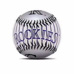 Franklin Sports colorado Rockies MLB Team Baseball - MLB Team Logo Soft Baseballs - Toy Baseball for Kids - great Decoration ...