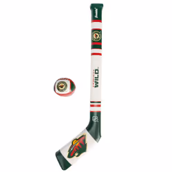 Franklin Sports Minnesota Wild NHL Mini Soft Hockey Stick Set - NHL Team Soft Foam Mini Hockey Stick and Ball Set - Great Toy ...