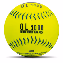 Franklin Sports 12 Slowpitch Tournament Softballs - Great for Practice + Training - Official Size + Weight - 1 Pack