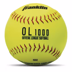Franklin Sports Official Size Softballs - 12"""" Fastpitch Practice Great for + Training Weight 4 Pack