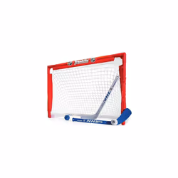 Franklin Sports NHL s Mini Hockey Set - Includes 1 Knee Hockey Goal - 2 Mini Hockey Sticks + 2 Foam Balls - Indoor Mini Hocke ...