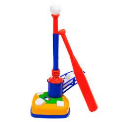 Franklin Sports Kids Teeball Tee - 2-in-1 Super Star Batter - Youth Baseball and Teeball Batting Tee + Pitching Machine - Per ...