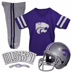 Franklin Sports NcAA Kansas State Wildcats Deluxe Youth Team Uniform Set Medium